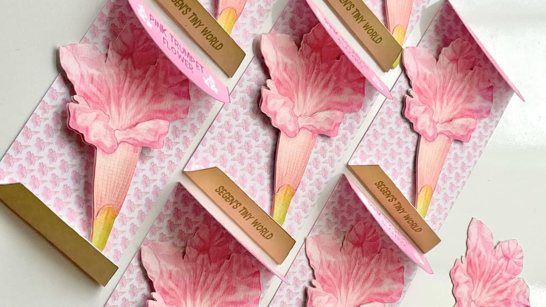 Pink Trumpet Flower Bookmark: A Botanical Gift for Readers Who Notice Details