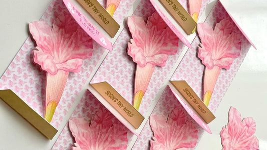 Pink Trumpet Flower Bookmark: A Botanical Gift for Readers Who Notice Details