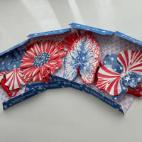 American Flag Orchid Flower Bookmark
