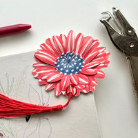 American Flag Botanical Bookmark Collection – Set of 4