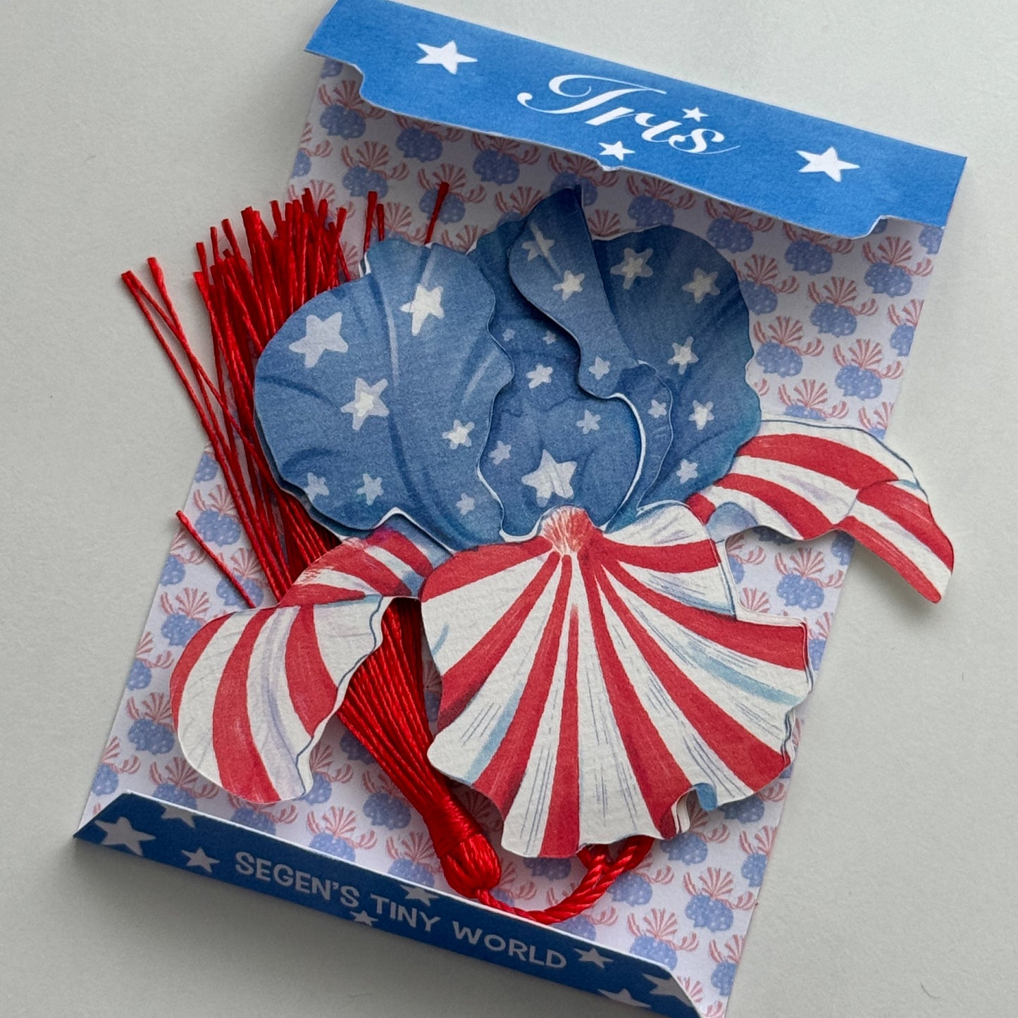 American Flag Botanical Bookmark Collection – Set of 4