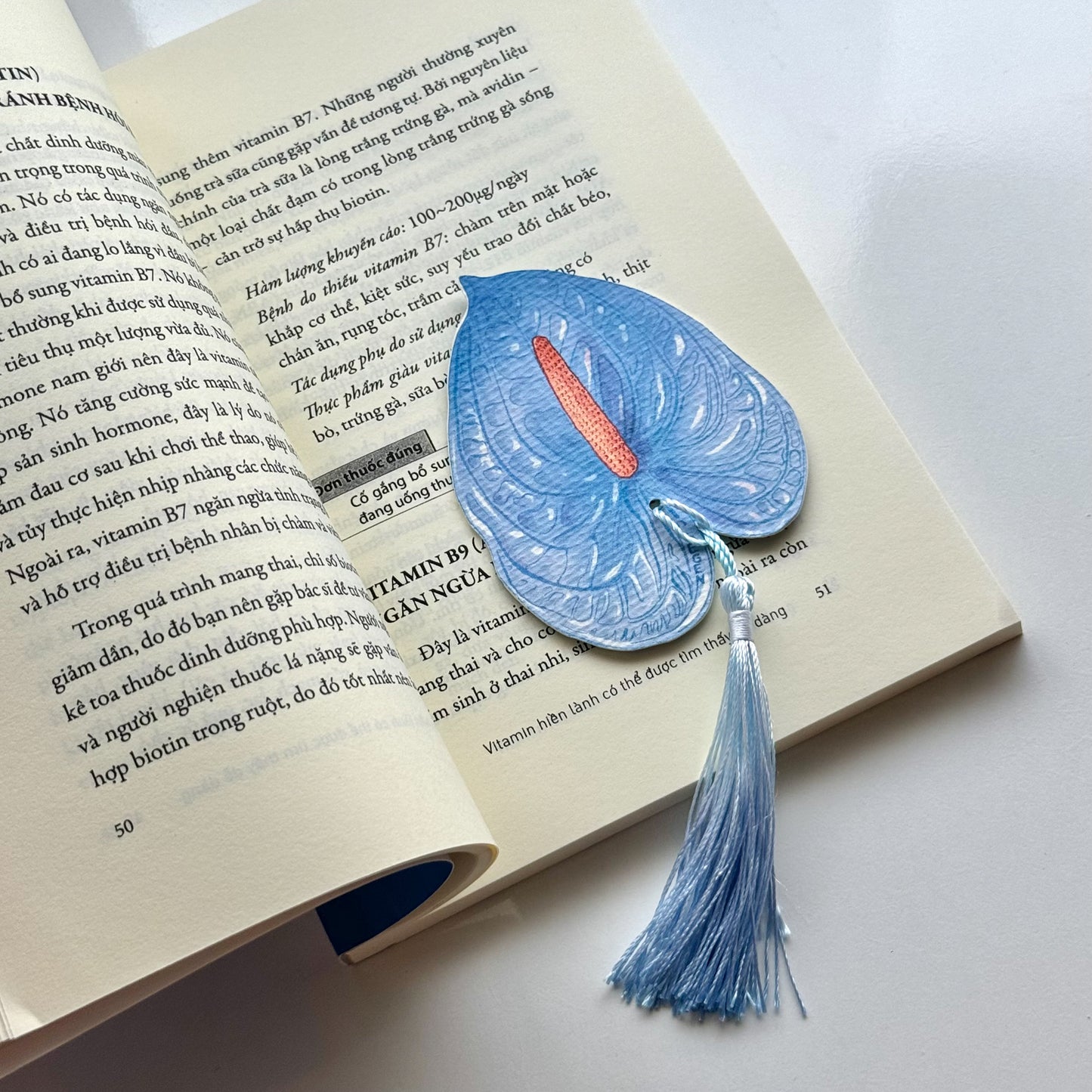 Anthurium Flower Bookmark No.01