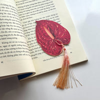 Anthurium Flower Bookmark No.04