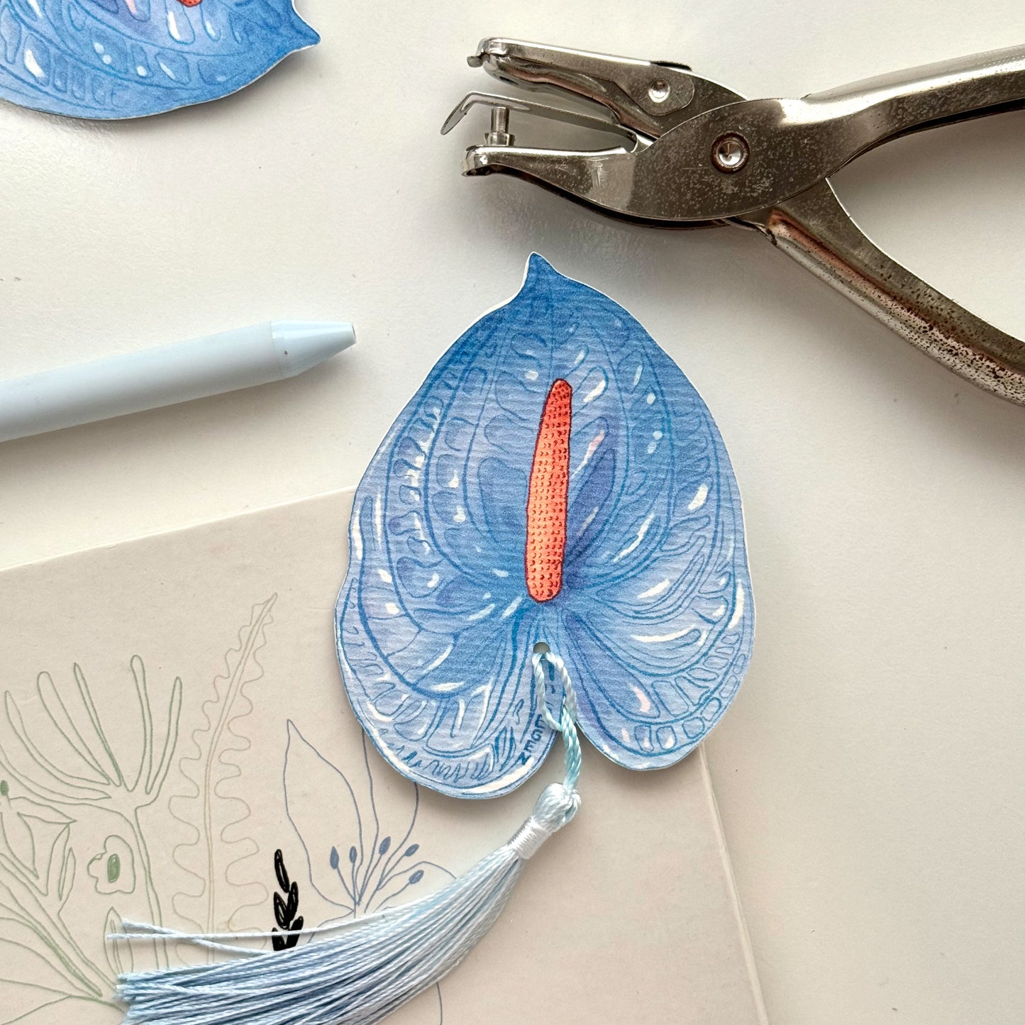 Anthurium Garden Bookmark Set – Collection of 5