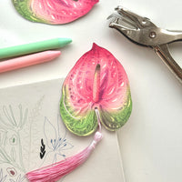 Anthurium Garden Bookmark Set – Collection of 5