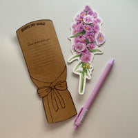 Aster Flower Bookmark