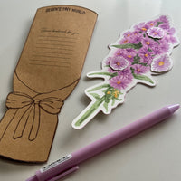 Aster Flower Bookmark
