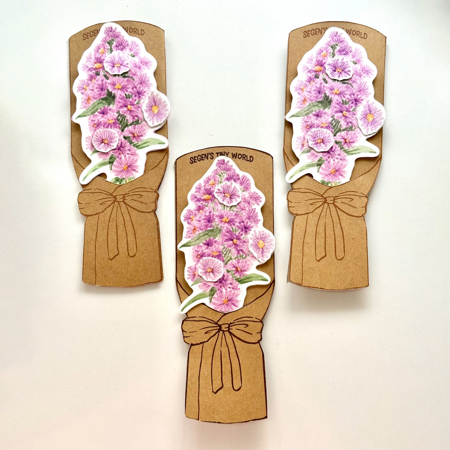 Aster Flower Bookmark