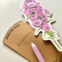 Aster Flower Bookmark