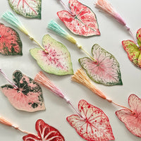Caladium Garden Bookmark Set – Collection of 10