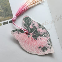 Caladium Leaf Bookmark No.08