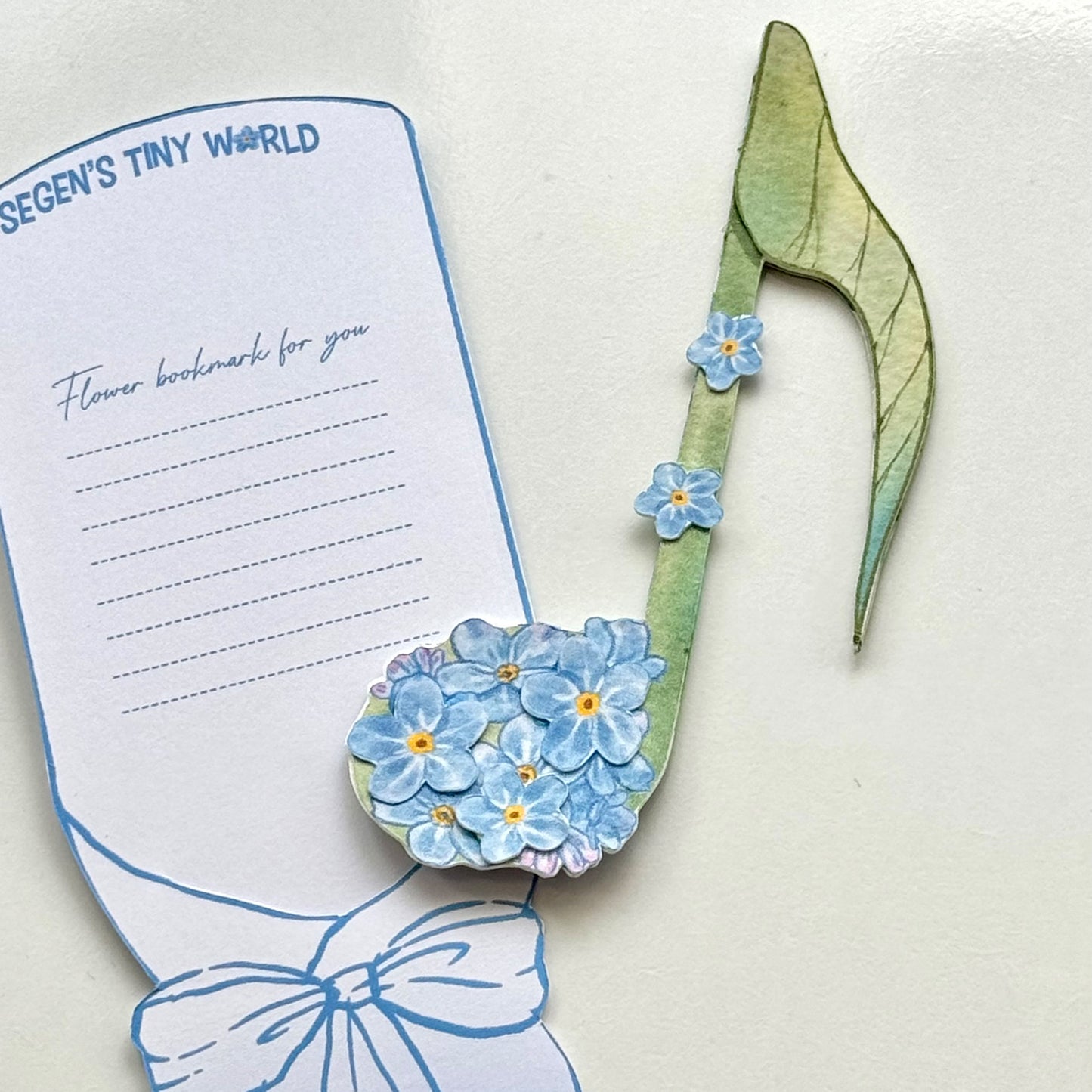 Foget-Me-Not Bookmark