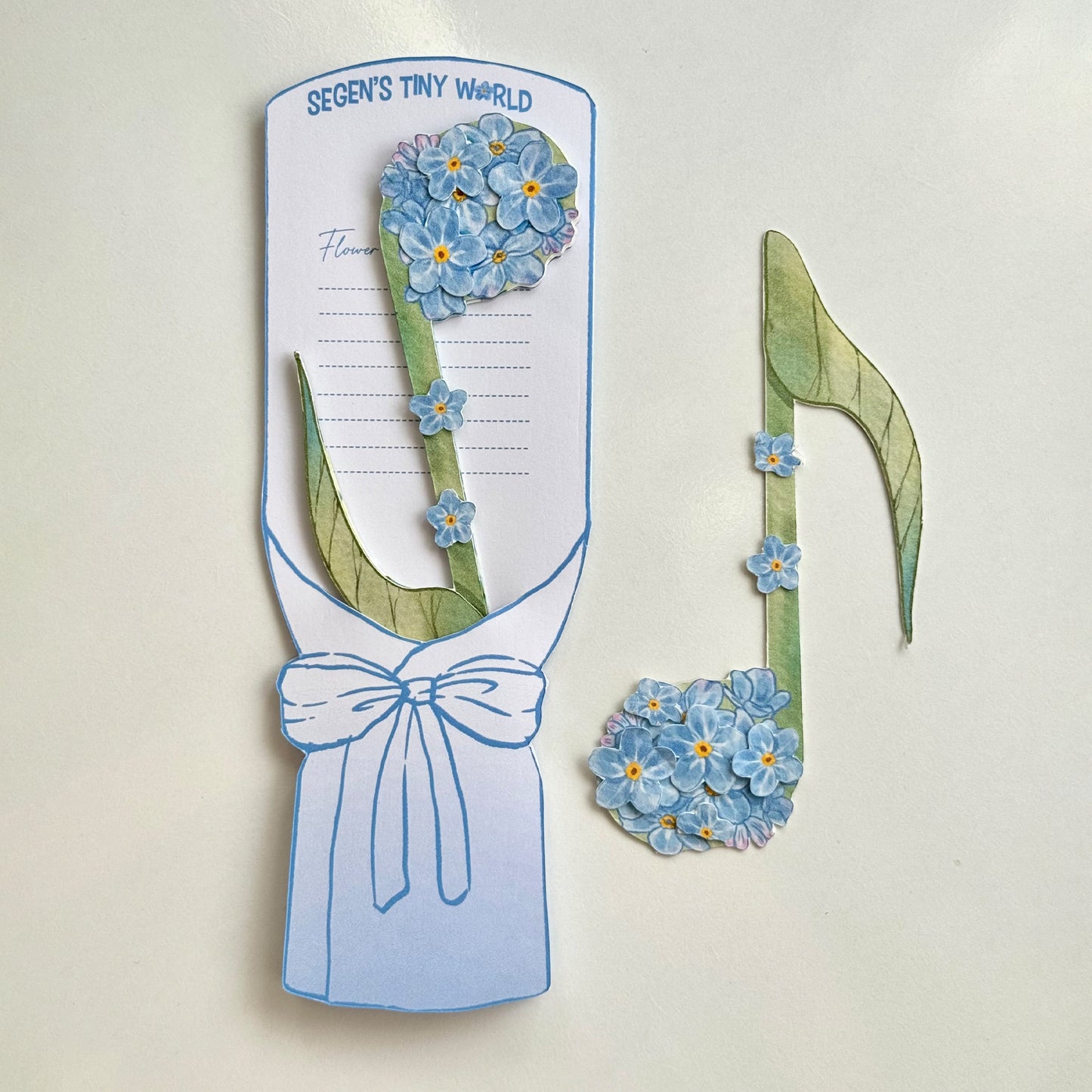 Foget-Me-Not Bookmark