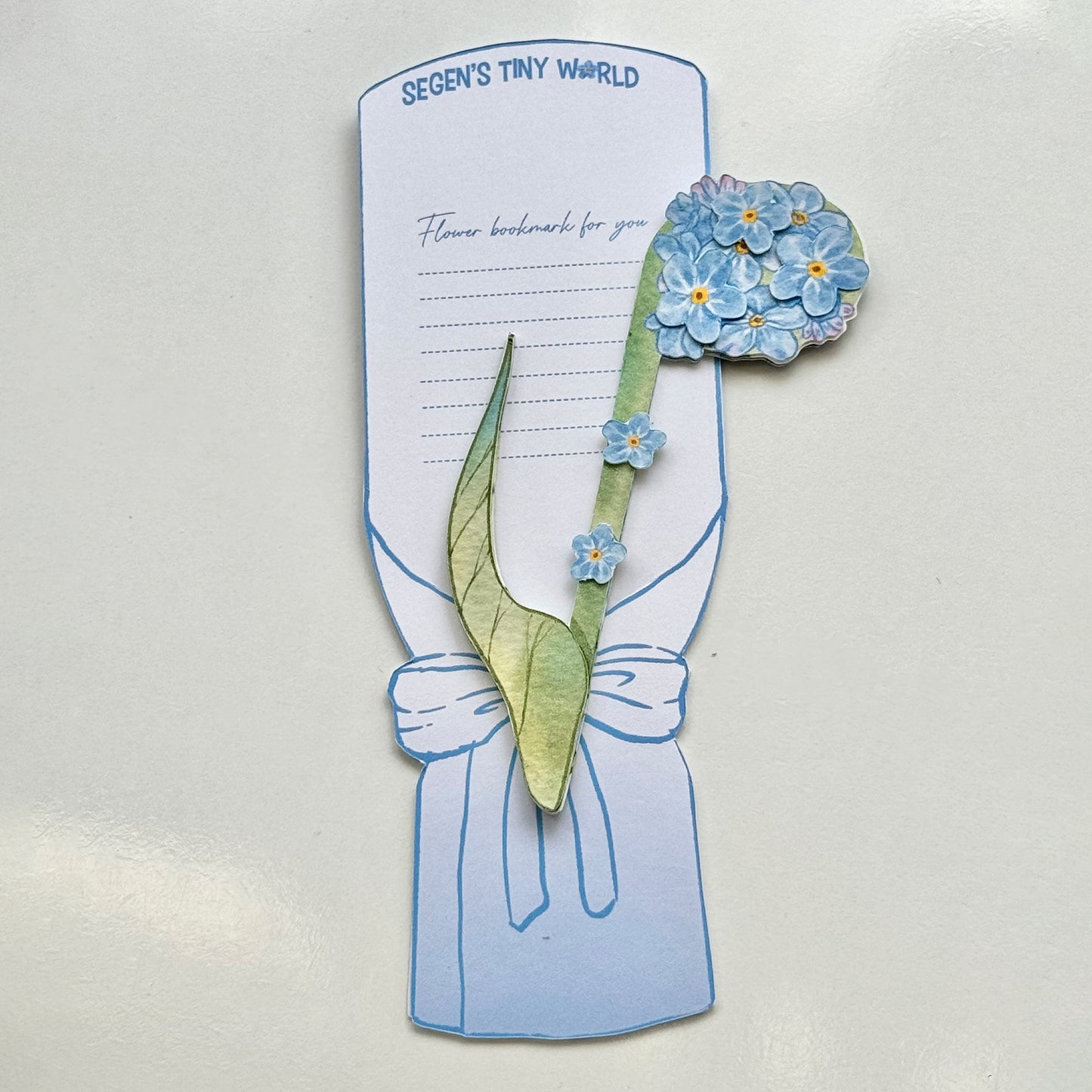 Foget-Me-Not Bookmark
