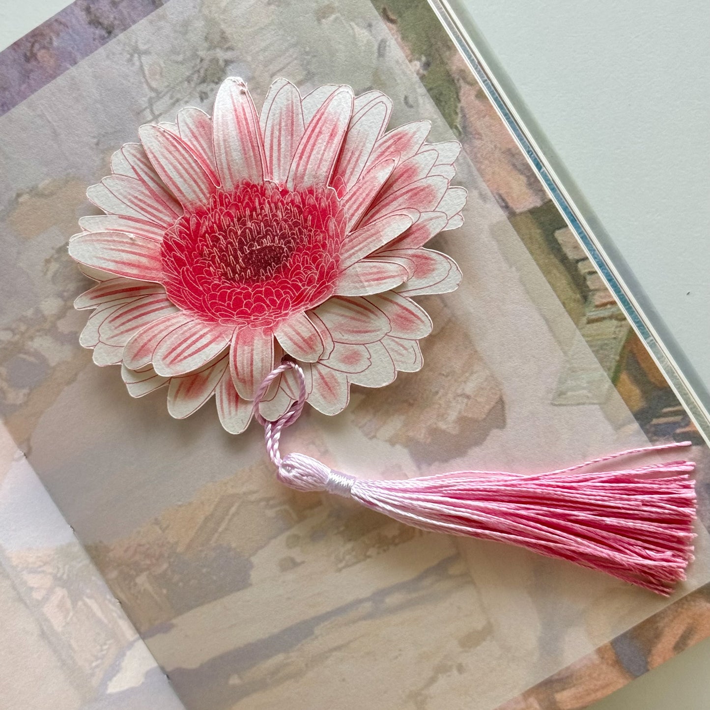 Gerbera Flower Bookmark No.01