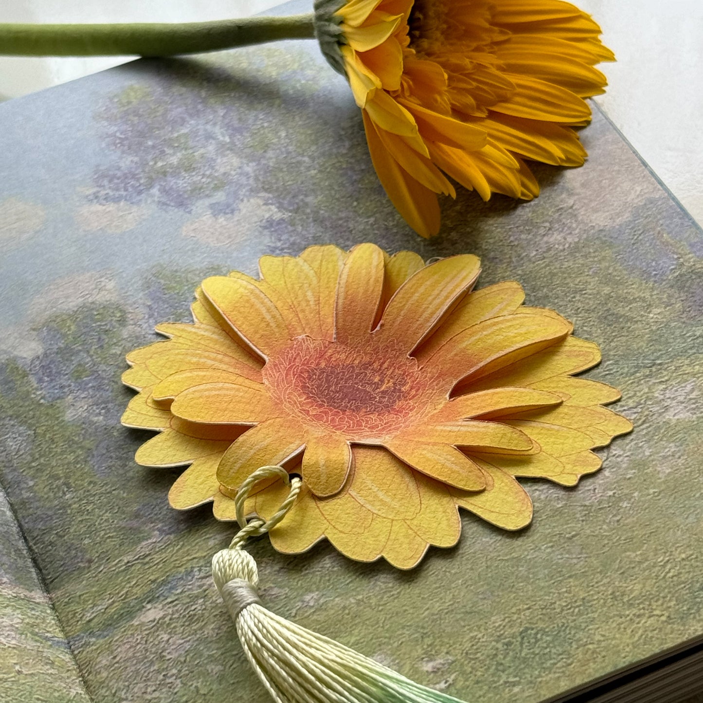 Gerbera Flower Bookmark No.02