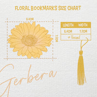 Gerbera Flower Bookmark No.02