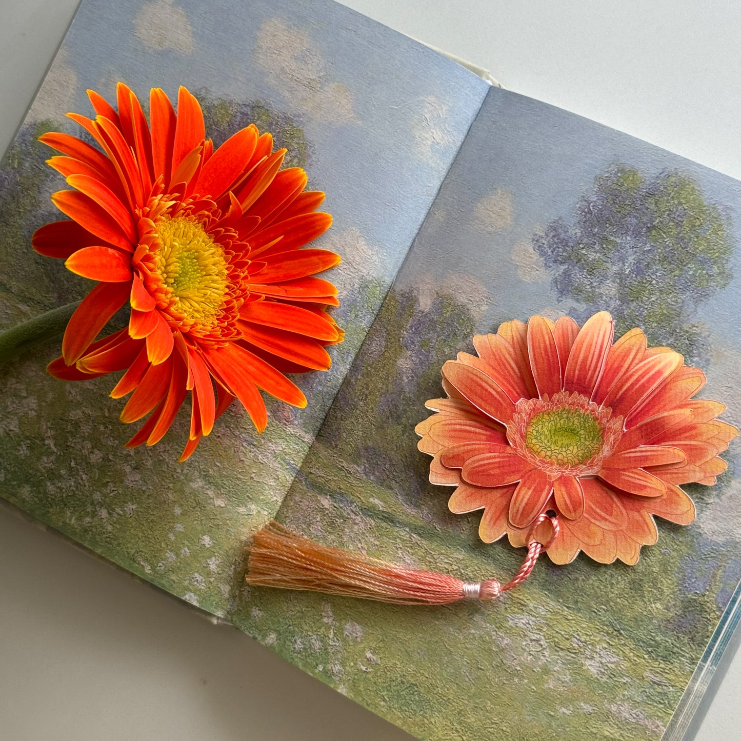 Gerbera Flower Bookmark No.03