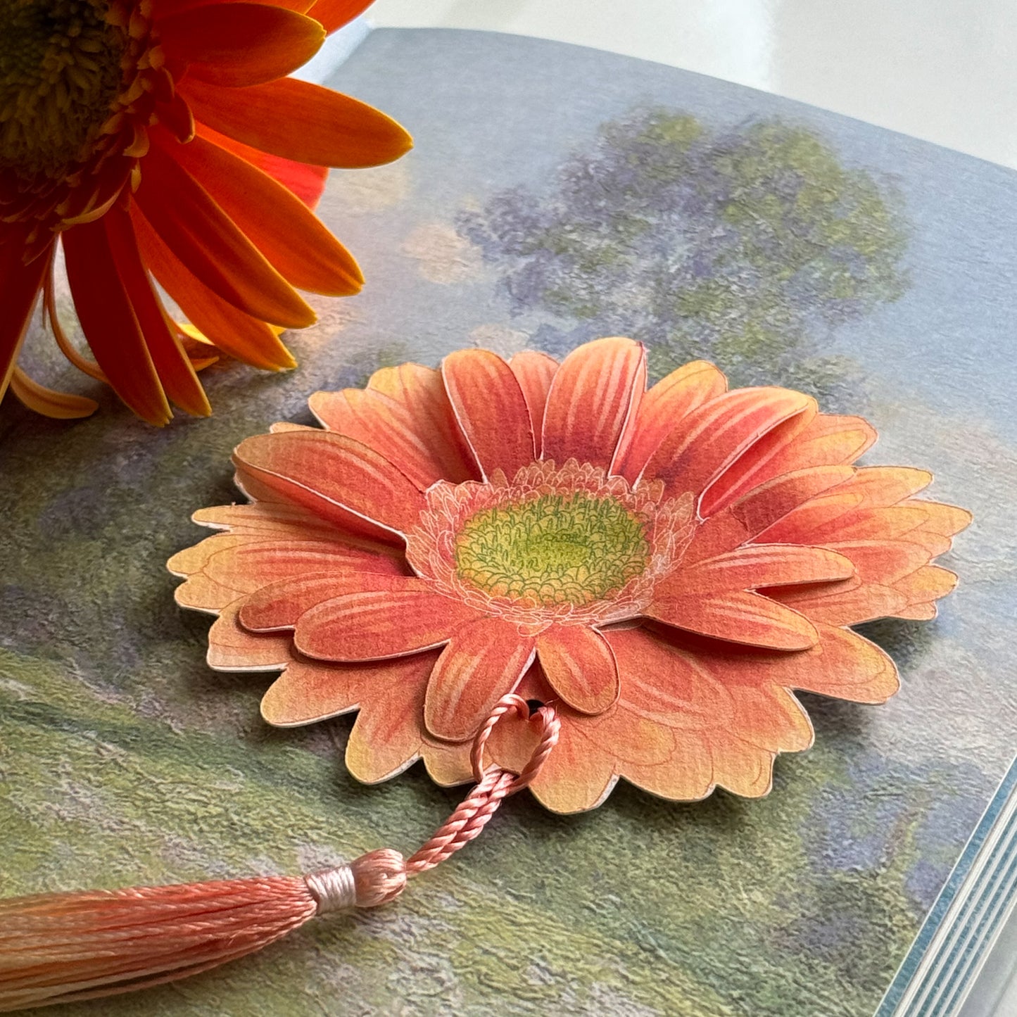 Gerbera Flower Bookmark No.03