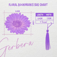 Gerbera Flower Bookmark No.06