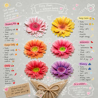 Gerbera Flower Bookmark No.06