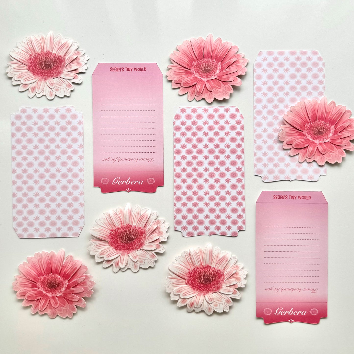 Gerbera Flower Bookmark No.01