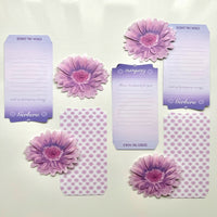 Gerbera Flower Bookmark No.06