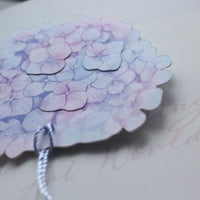 Hydrangea Flower Bookmark No.02
