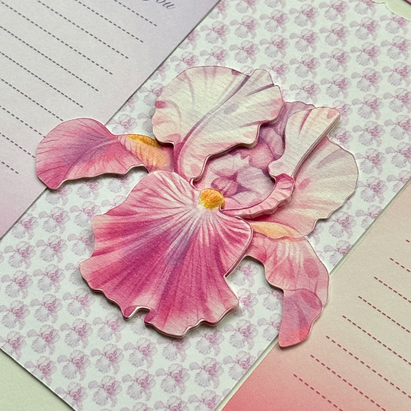 Iris Flower Bookmark No.01