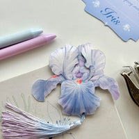 Iris Flower Bookmark No.02
