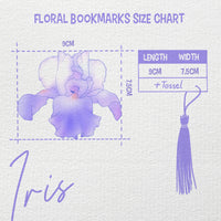 Iris Flower Bookmark No.02