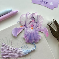 Iris Flower Bookmark No.03