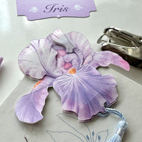 Iris Flower Bookmark No.03
