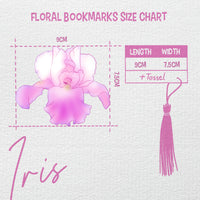 Iris Flower Bookmark No.04