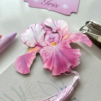 Iris Flower Bookmark No.04