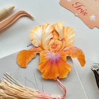 Iris Flower Bookmark No.05