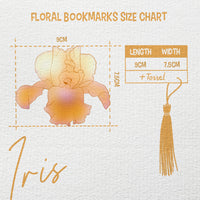 Iris Flower Bookmark No.05