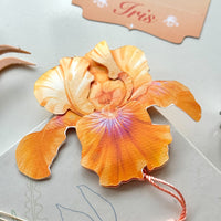 Iris Flower Bookmark No.05