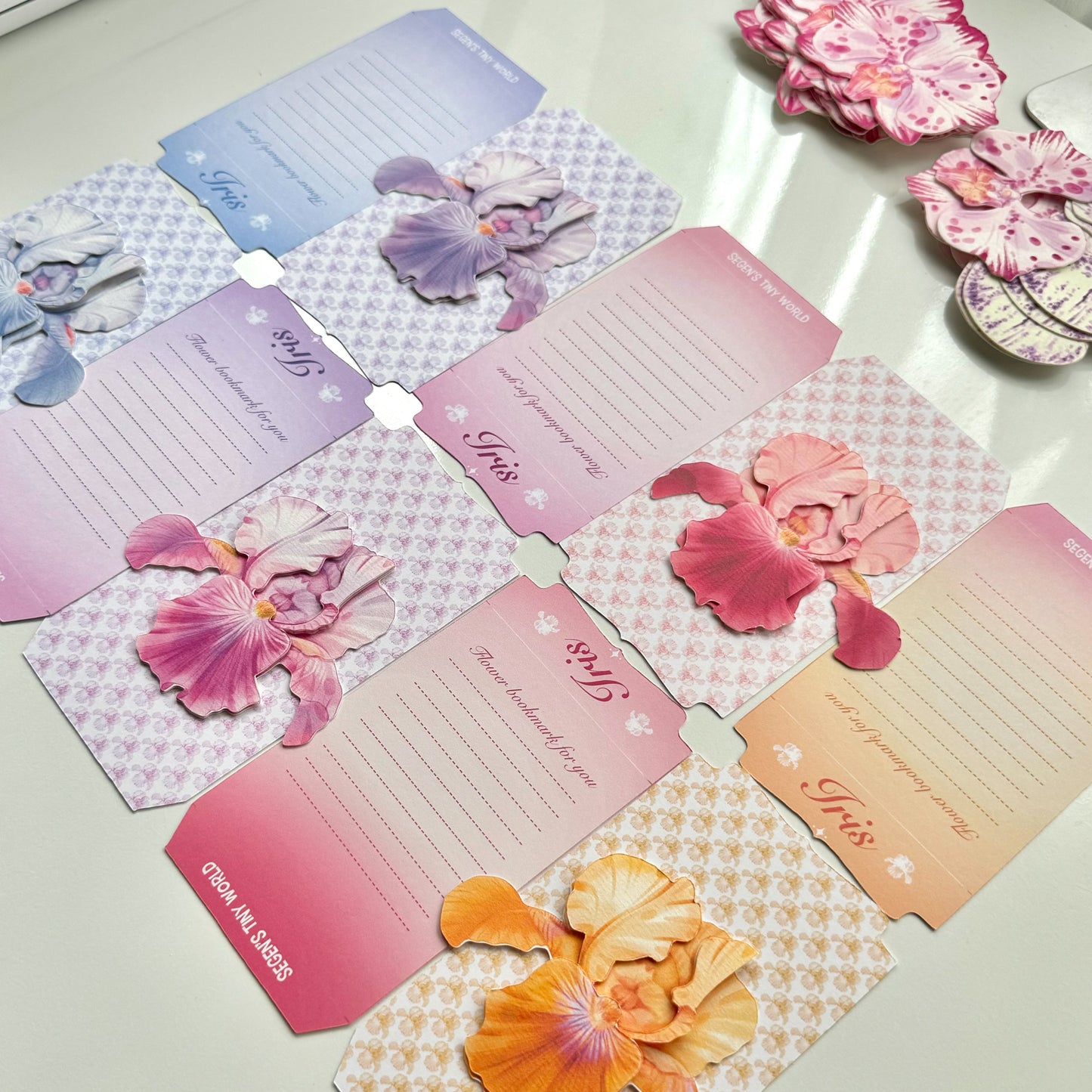Iris Flower Bookmark No.02