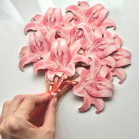Lily Flower Bookmark No.01