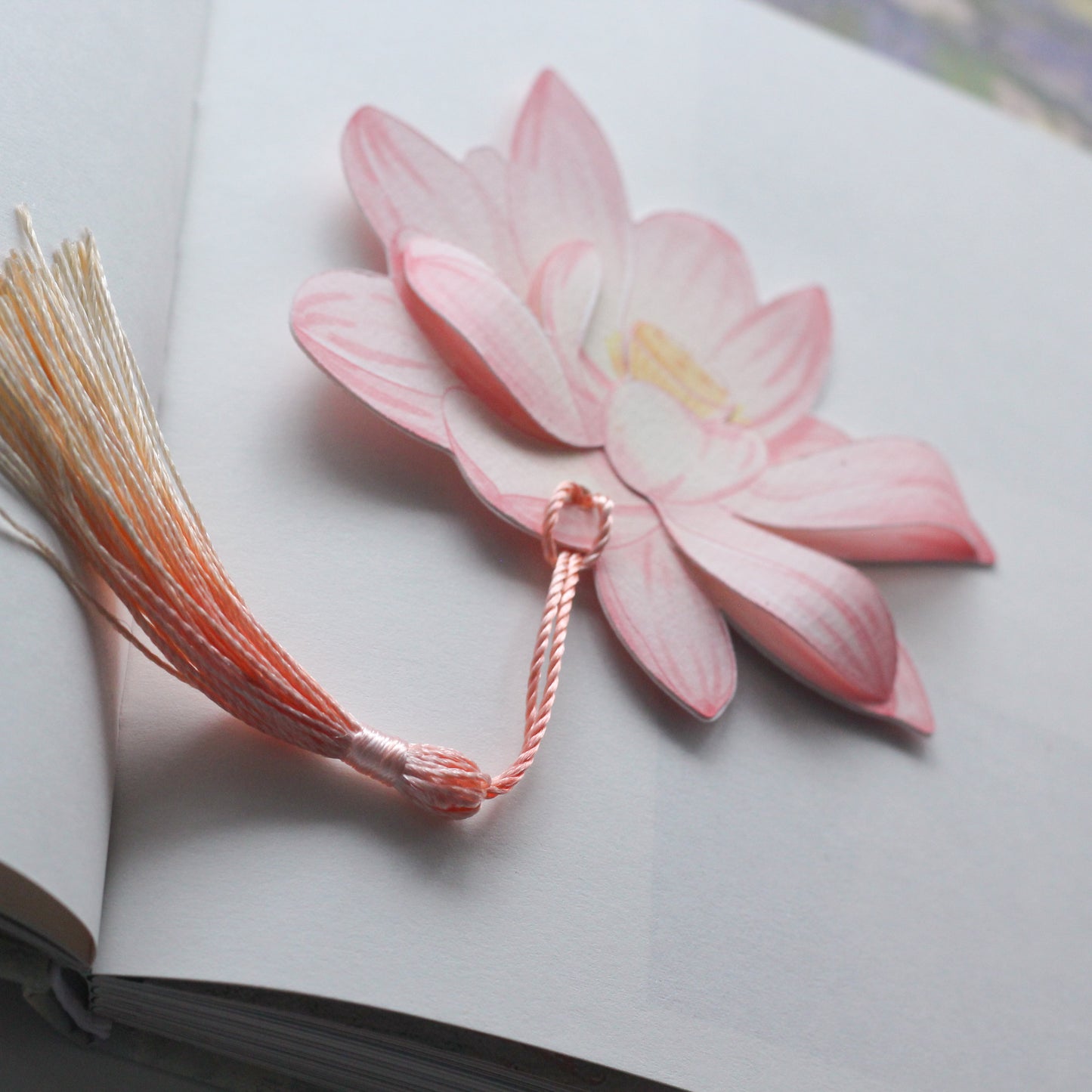 Lotus Flower Bookmark No.01