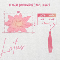 Lotus Flower Bookmark No.01