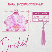 Orchid Flower Bookmark No.01