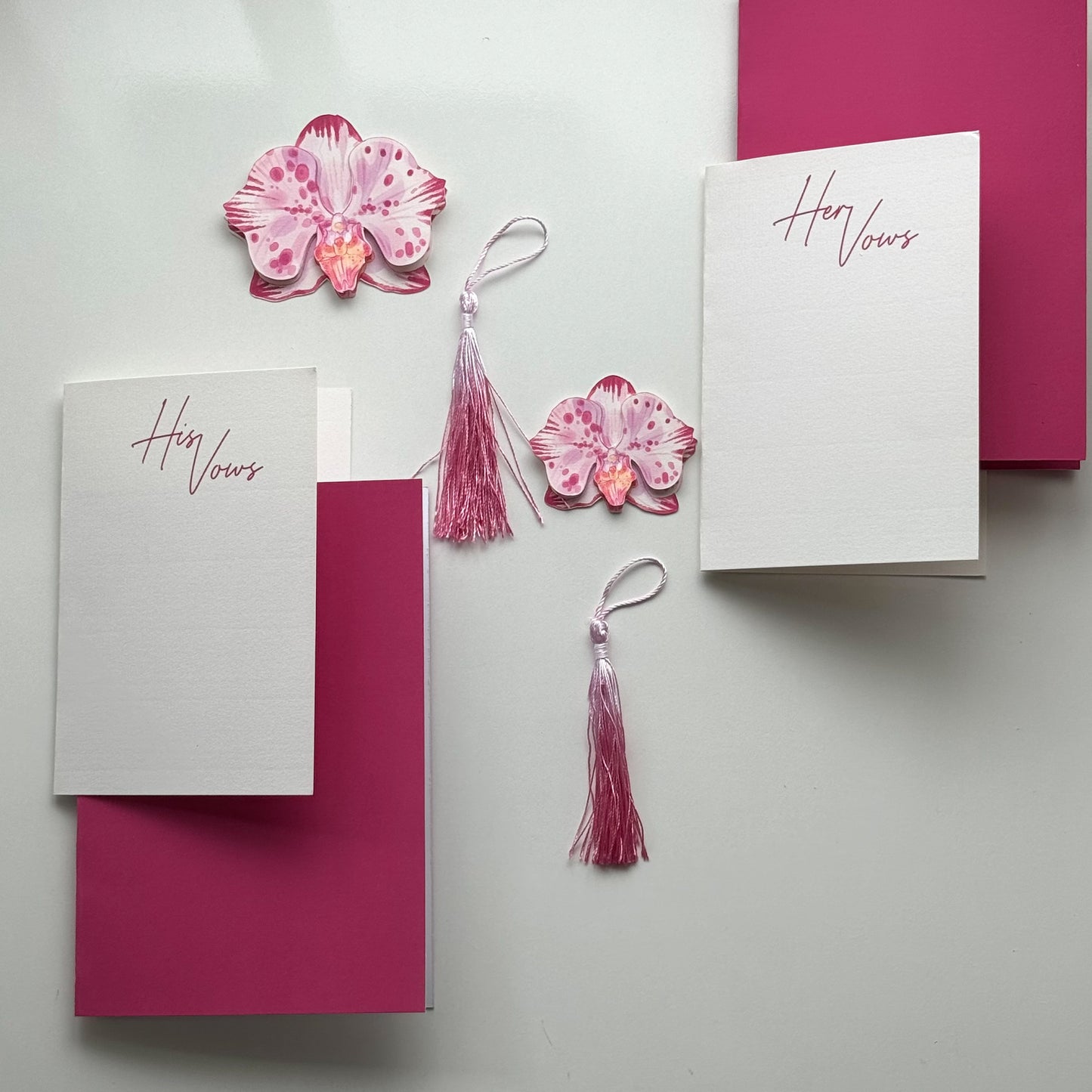 Orchid Flower Bookmark No.01