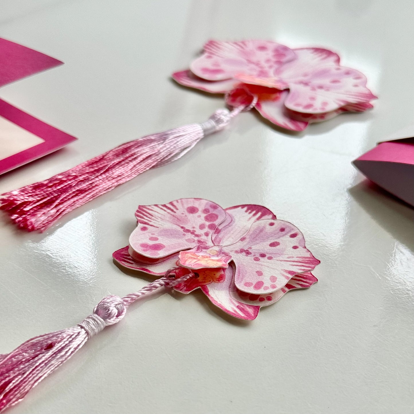 Orchid Flower Bookmark No.01