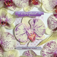 Orchid Flower Bookmark No.02