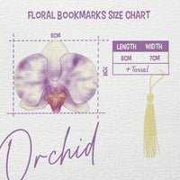 Orchid Flower Bookmark No.02