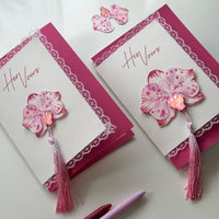 Orchid Flower Bookmark No.02